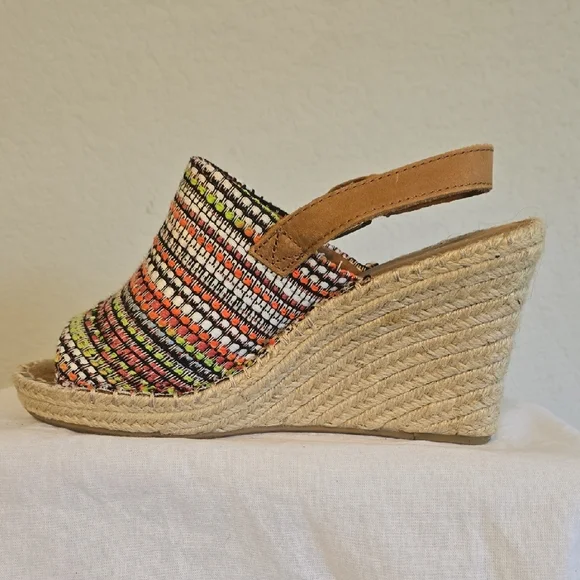 Toms Multicolor Woven Espadrille Wedges - Picture 9 of 15